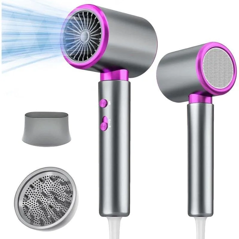Phon Professionale con Diffusore Dam Electronics 2400W 3 Temperature 2 Velocità Grigio