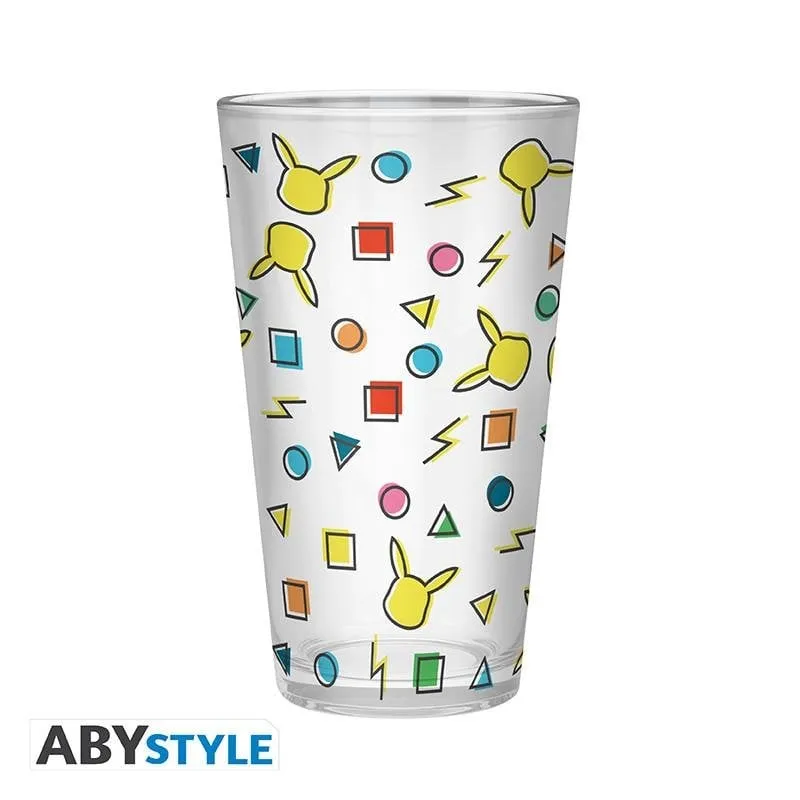 Bicchiere ABYstyle Pokémon Pikachu 400 ml Vetro Multicolore