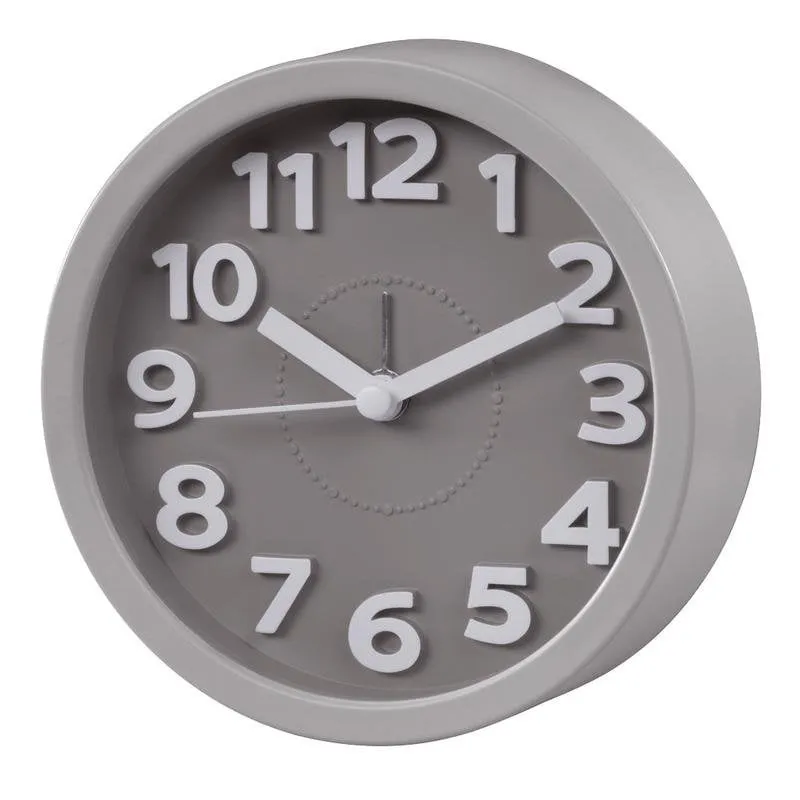 Sveglia Analogica Hama Retro Grigio con Sveglia e Movimento Silenzioso