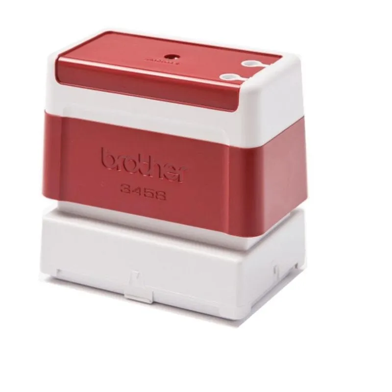 Timbro Brother PR3458R6P Rosso 34x58 mm Pack 6 Unità