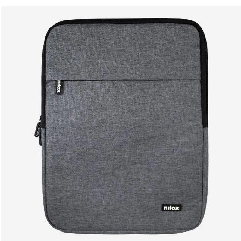Funda Sleeve Nilox 14.1" Grigio Imbottita per Laptop e Tablet