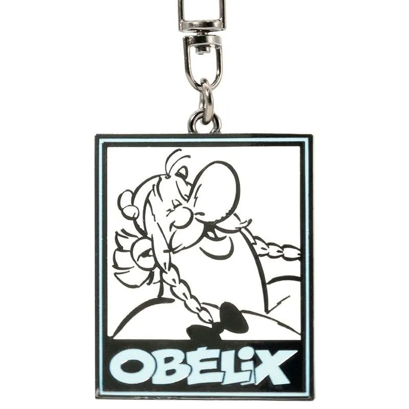 Portachiavi ad Anello ABYSTYLE TGGKEY005 Metallo Rettangolare Nero Blu Bianco