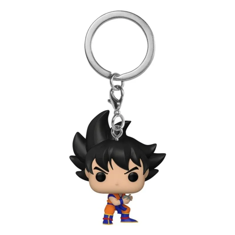 Portachiavi Funko Pop! Dragon Ball Z Goku ad anello marrone in vinile