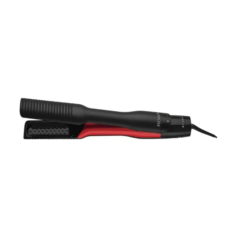 Piastra per Capelli Ceramica Tormalina OEM RVDR5330 6 Impostazioni Secco e Umido Nero Rosso