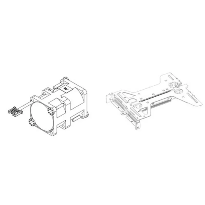 Server Dell PowerEdge R360 Kit montaggio Riser Gen4 x8/x8