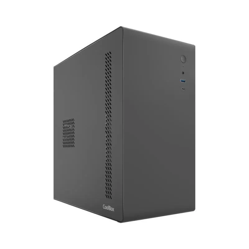 Case PC Micro ATX CoolBox M640C FullMetal Nero USB-C 3.2 Gen1
