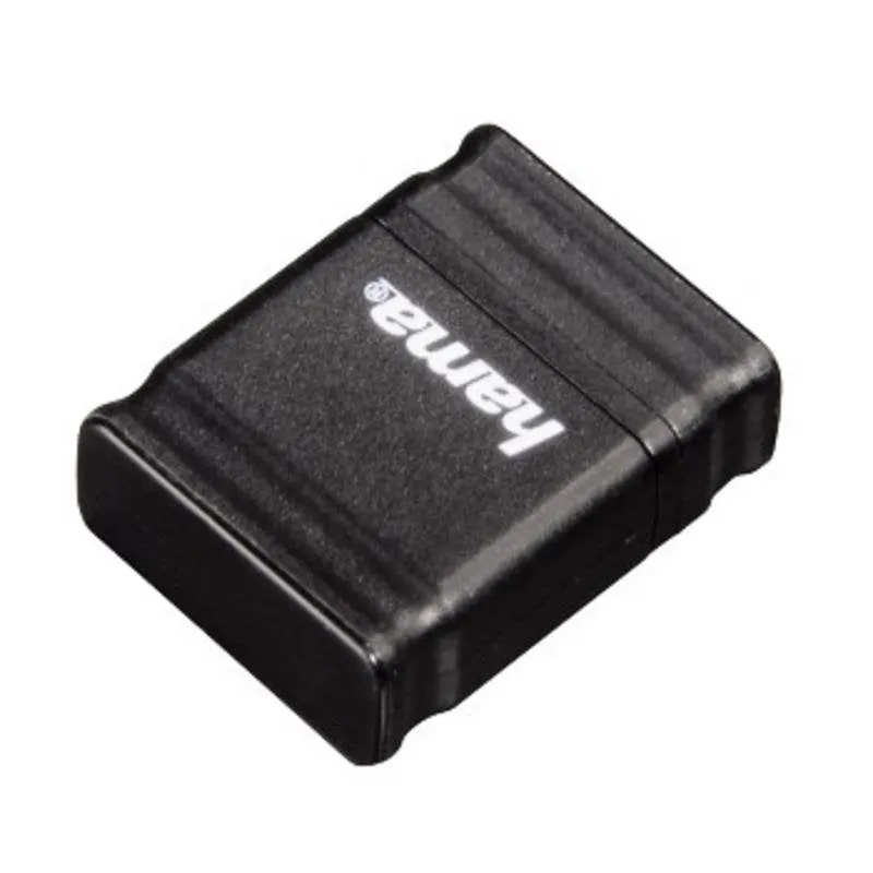 Chiavetta USB HAMA Smartly 64GB USB 2.0 Nera con Cappuccio