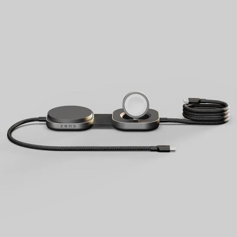 Caricatore Wireless Magnetico Zens Qi2 USB-C Nero