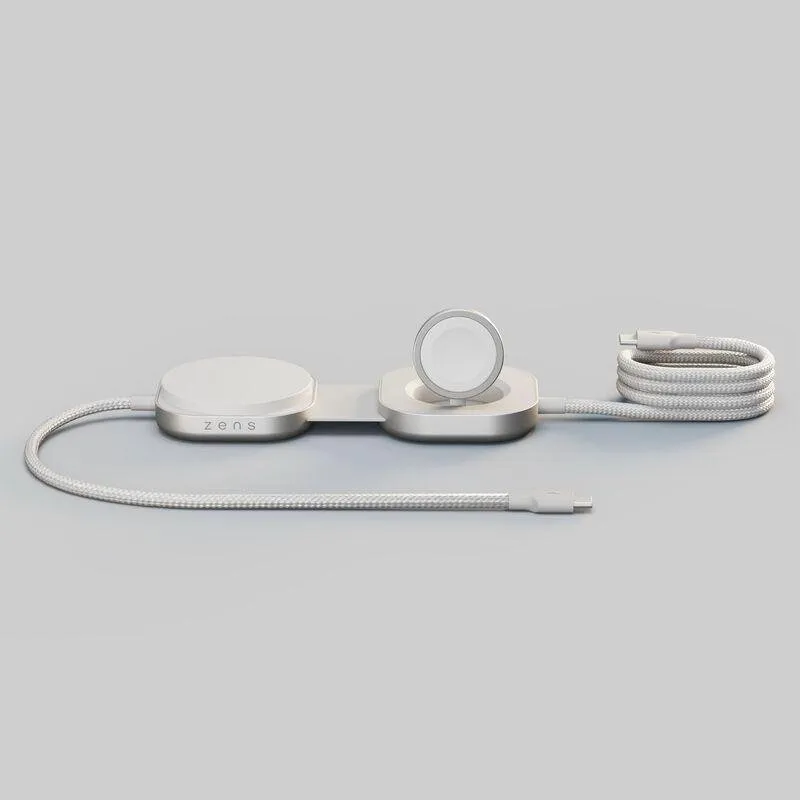 Caricatore Wireless ZENS Interno USB Bianco