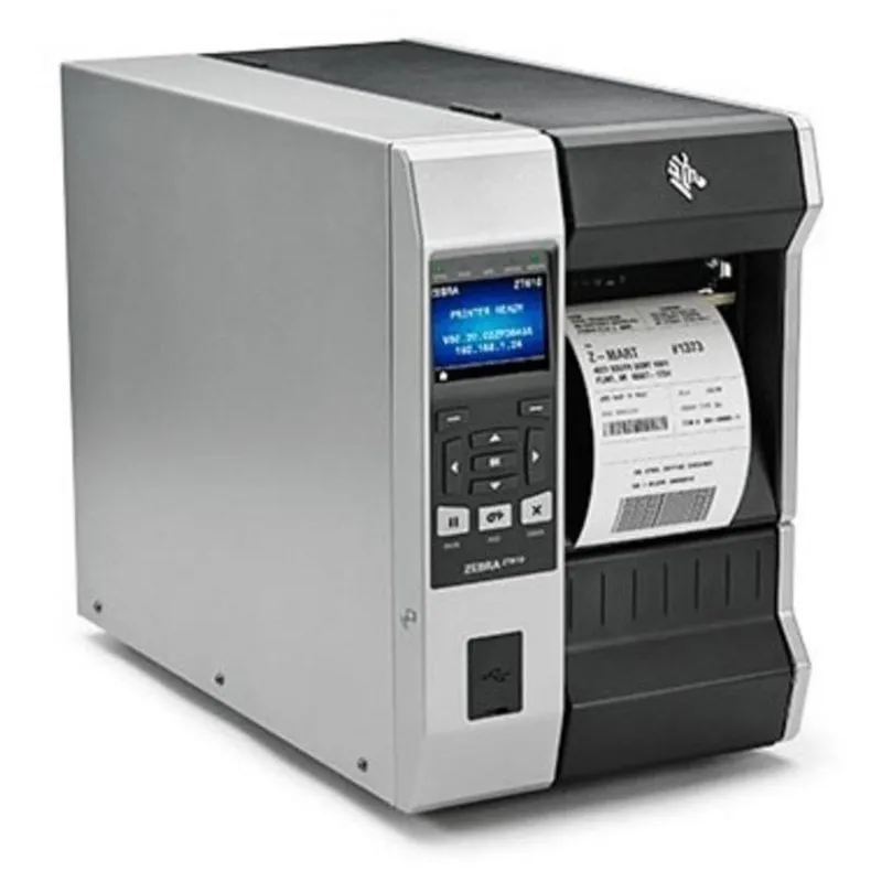 Stampante Trasferimento Termico Ethernet Bluetooth Zebra ZT610 con taglio automatico