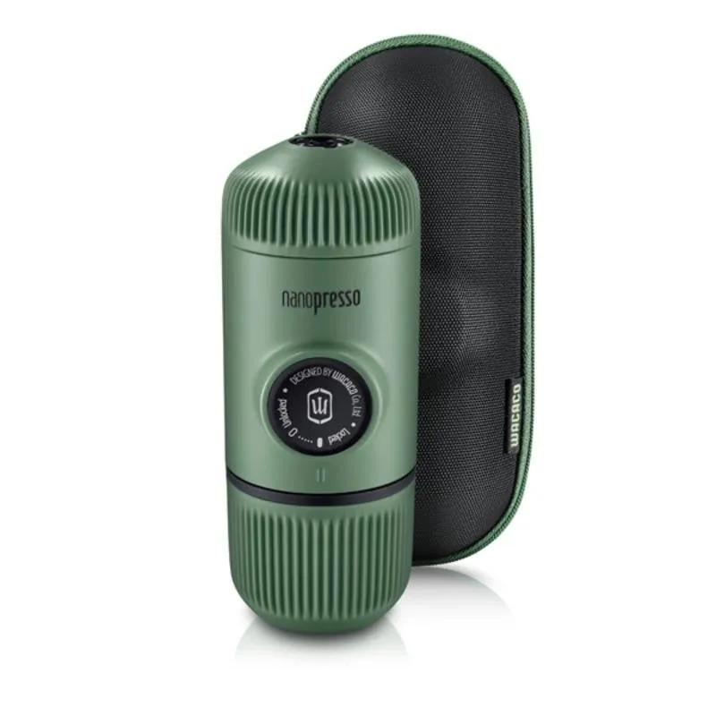 Macchina da caffè espresso portatile Wacaco Nanopresso Elements Verde 0,08 L 18 bar con tazza