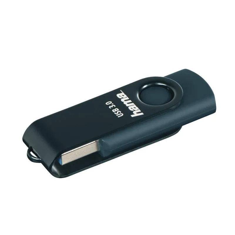 Chiavetta USB HAMA Rotate 128 GB USB 3.2 Gen 1 Blu Girevole 90 MB/s