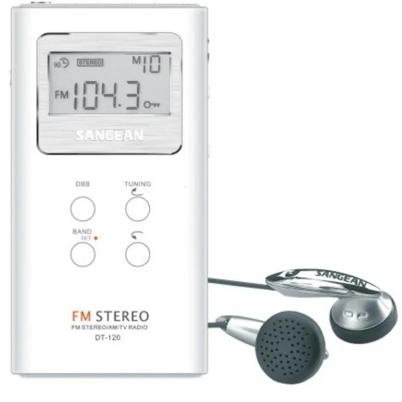Radio Portatile Sangean DT-120 Digital AM/FM LCD