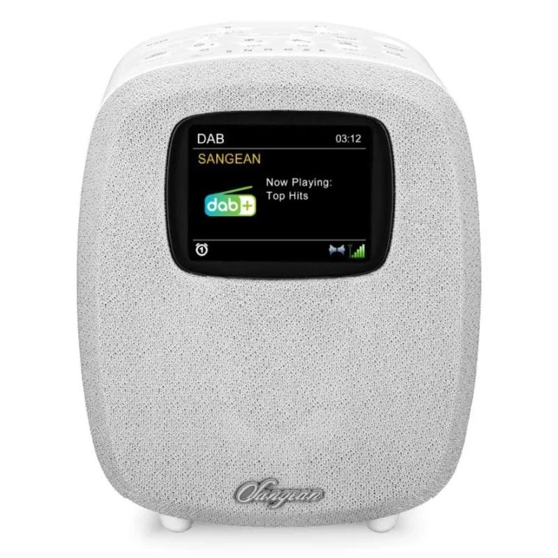 Radio Personale Sangean DCR-83 DAB+ FM 2W LCD Bianco