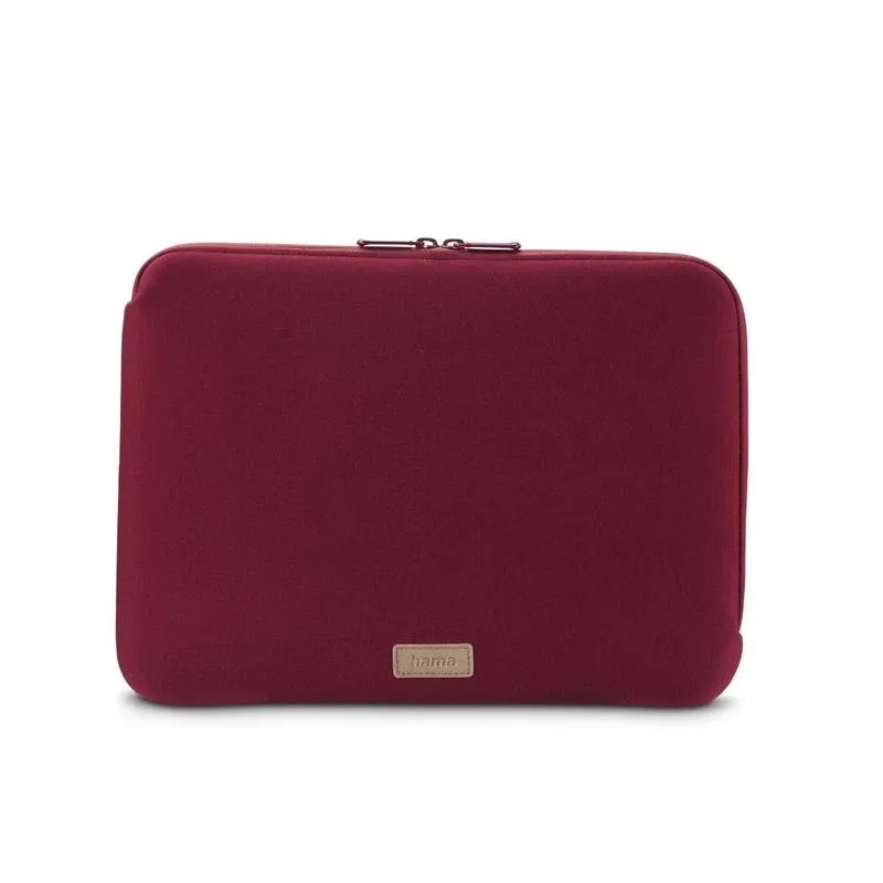 Cover per portatile Hama Jersey fino a 16,2" chiusura lampo rosso