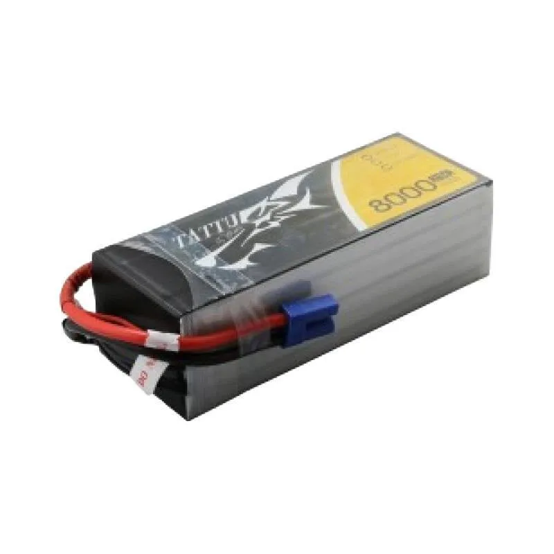 Batteria Tattu 8000mAh 22.2V 25C 6S1P LiPo con connettore EC5
