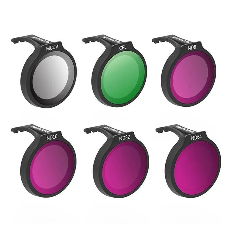 Filtro Sunnylife per DJI Neo Set di 6 Filtri MCUV CPL ND8 ND16 ND32 ND64
