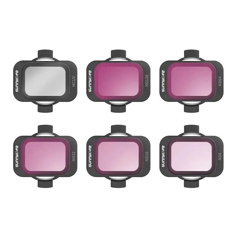 Filtri Sunnylife MCUV ND8/16/32/64/128 per DJI Avata 2