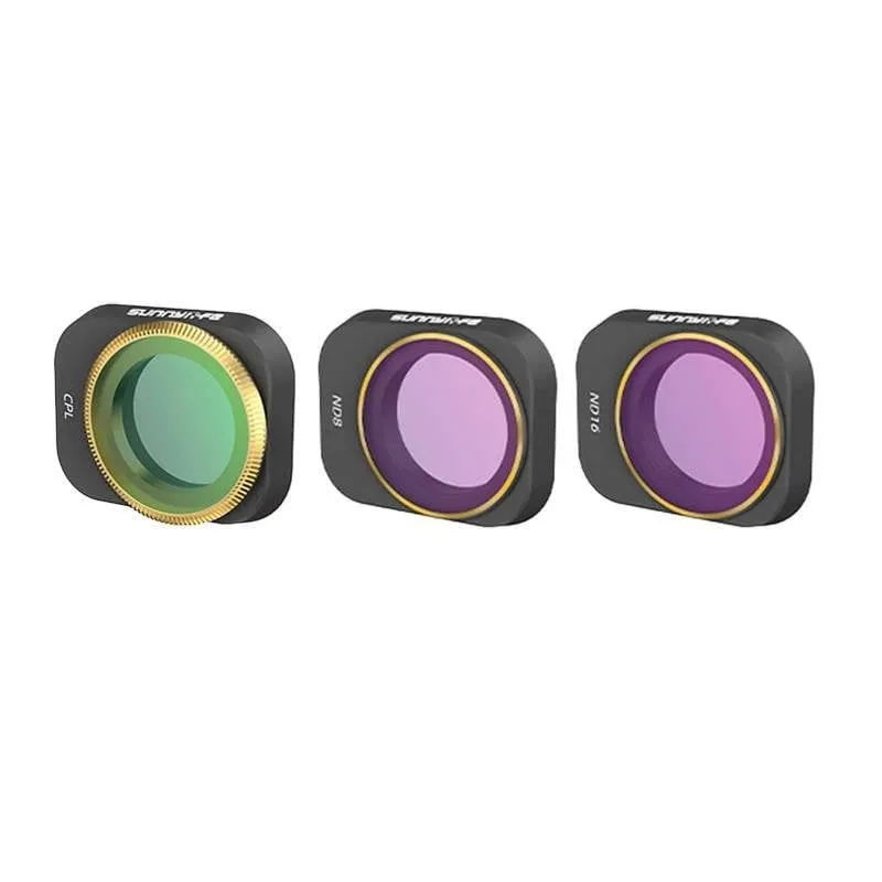Set di Filtri CPL+ND8+ND16 Sunnylife per DJI Mini 3 Pro