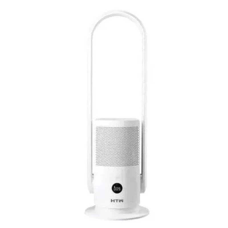 Ventilatore a Colonna Senza Pale HTW VT-35HQ 35W 9 Velocità Oscillante Telecomando Batteria