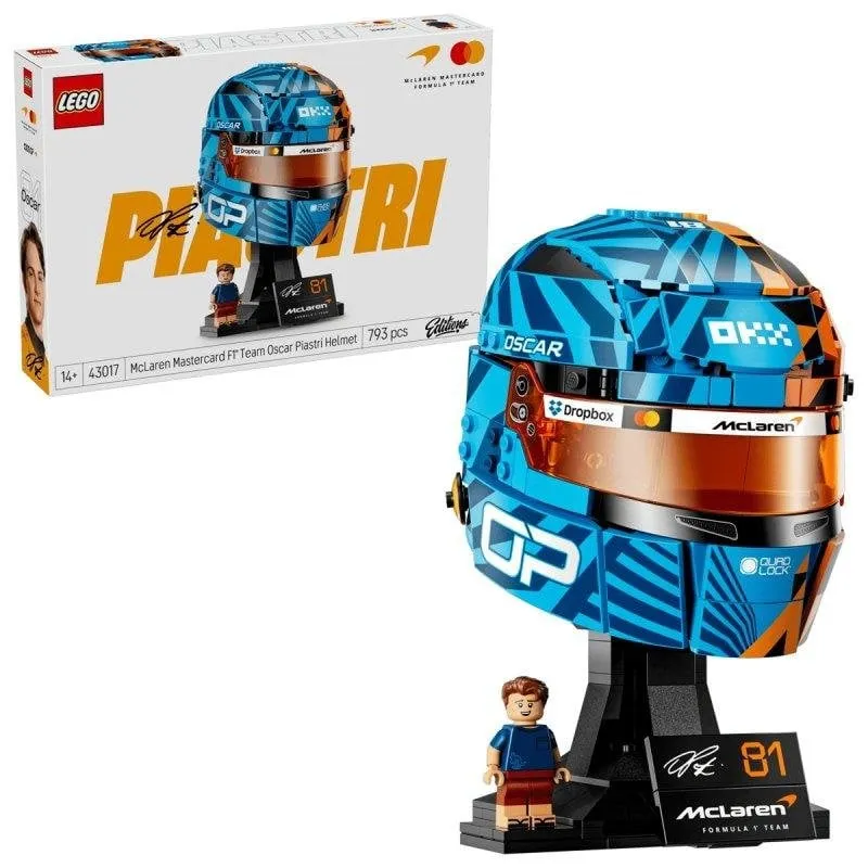 LEGO Editions McLaren Mastercard F1® Team Casco di Oscar Piastri 43017 793 pezzi