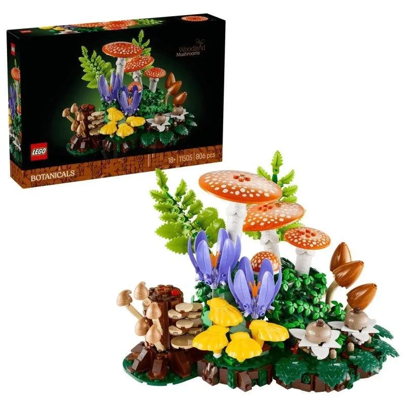 LEGO Botanicals Setas del Bosque 11505 806 pezzi