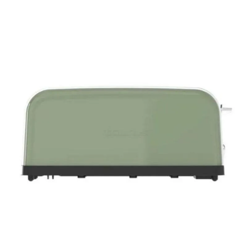 Tostapane Taurus 2 fessure lunghe 1500 W 7 livelli Scongelamento Riscaldamento Verde oliva