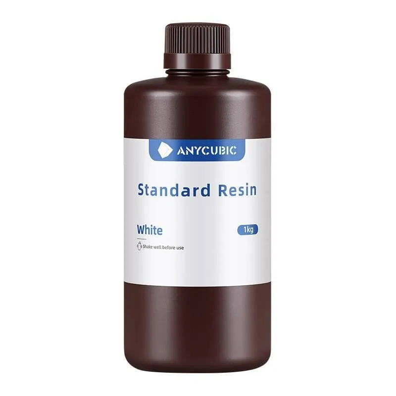 Resina Standard AnyCubic White 1 kg per Stampa 3D