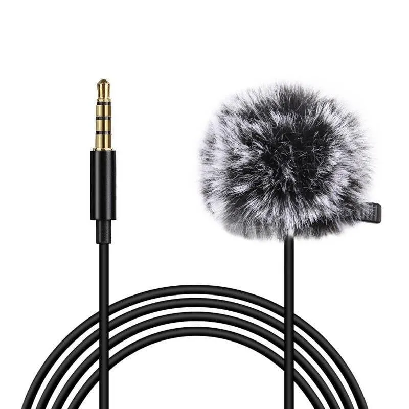 Microfono Puluz PU424 jack 3,5 mm omnidirezionale con cancellazione rumore