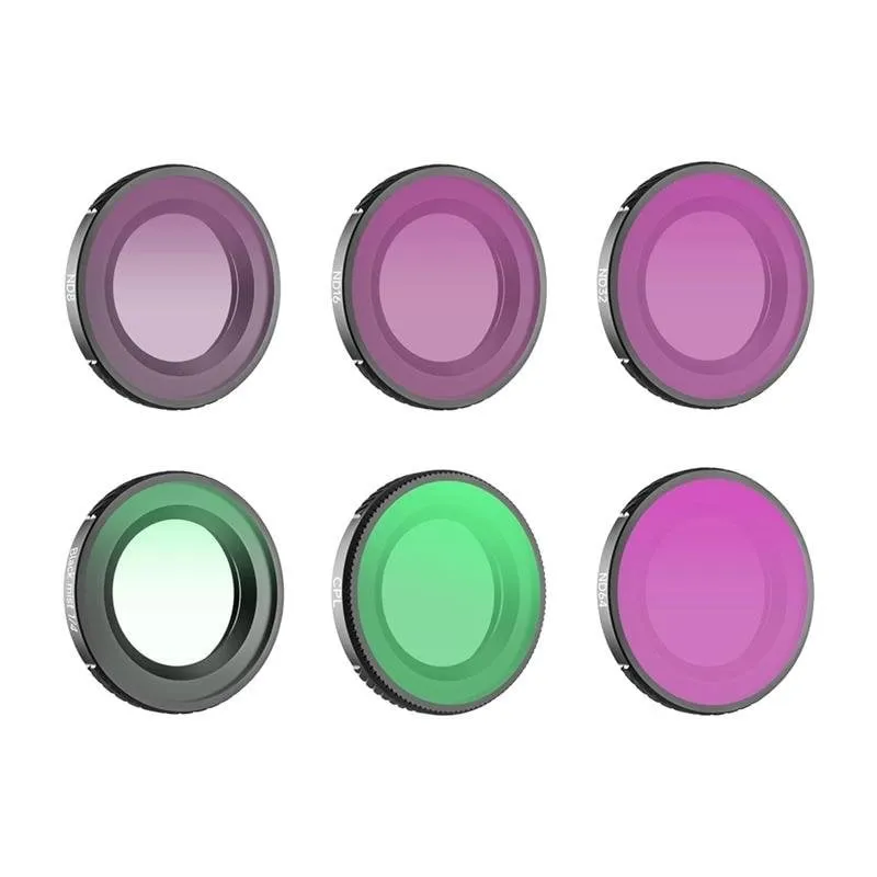 Set di Filtri Sunnylife per Osmo Nano 1/4 Black Mist + CPL + ND8 + ND16 + ND32 + ND64