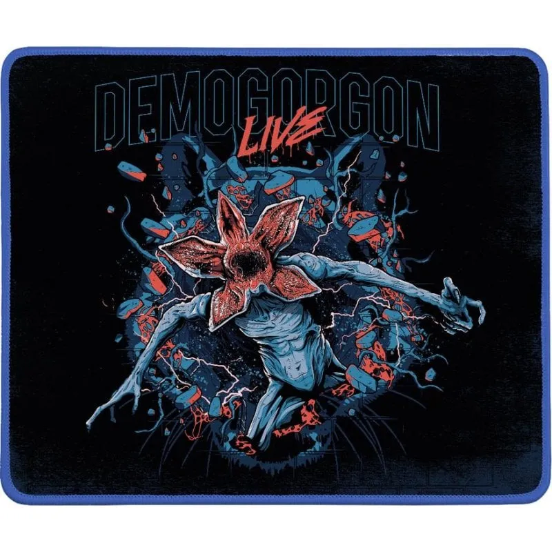 Tappetino per mouse Stranger Things Demogorgon Konix 32x27 cm microfibra antiscivolo