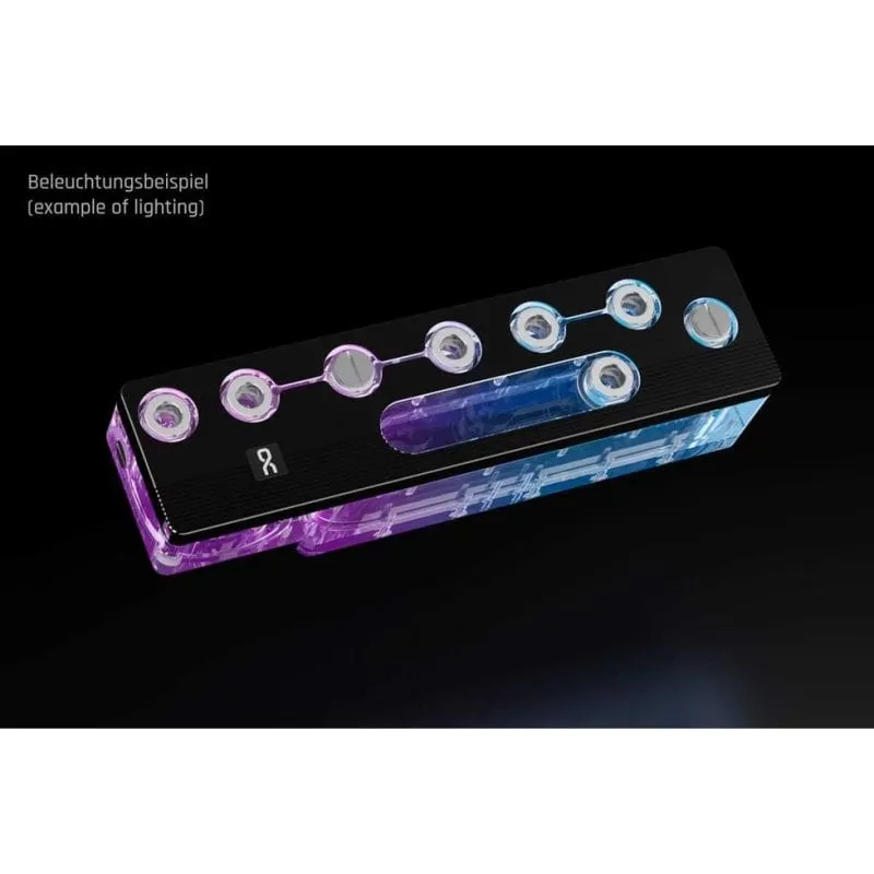 Refrigerazione Liquida Alphacool Apex Distro Plate North XL D5/DDC Nero ARGB