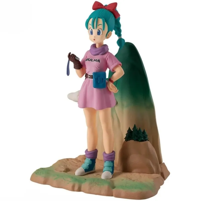 Figura Bandai Dragon Ball History Box Bulma 15 cm PVC Base