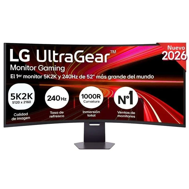 Monitor PC LG UltraGear 52G930B 52" UltraWide 5K2K 240Hz VA Curvo 1ms HDR10+