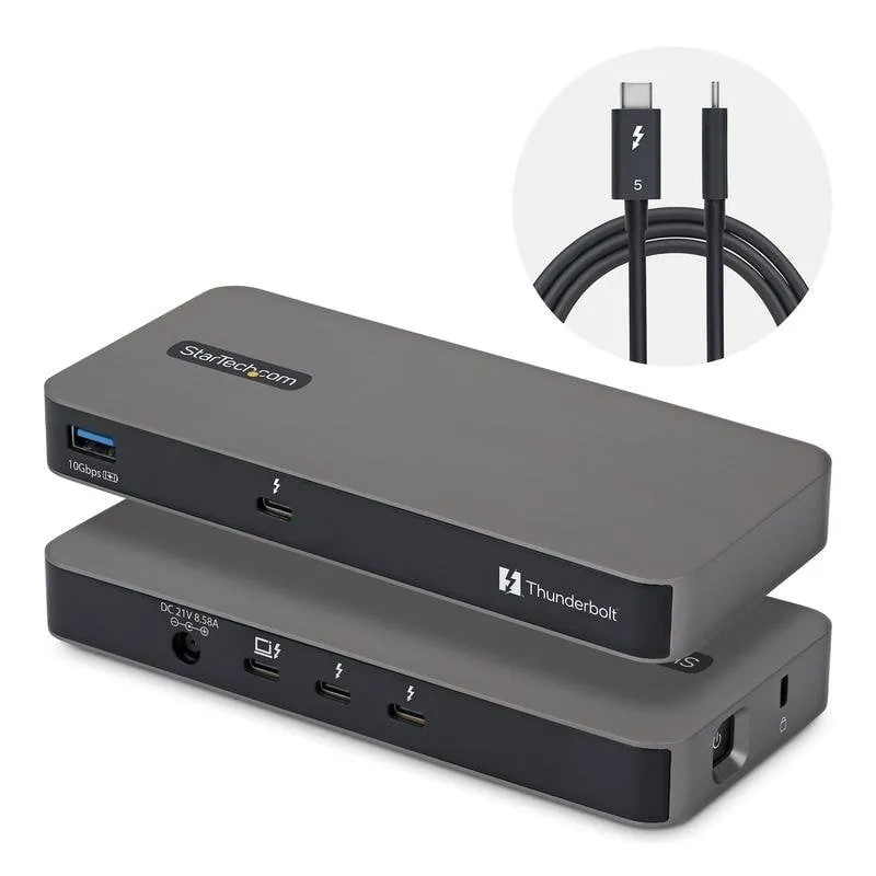 Hub StarTech 4 porte 80/120 Gbps Thunderbolt 5 con KVM Thunderbolt Share
