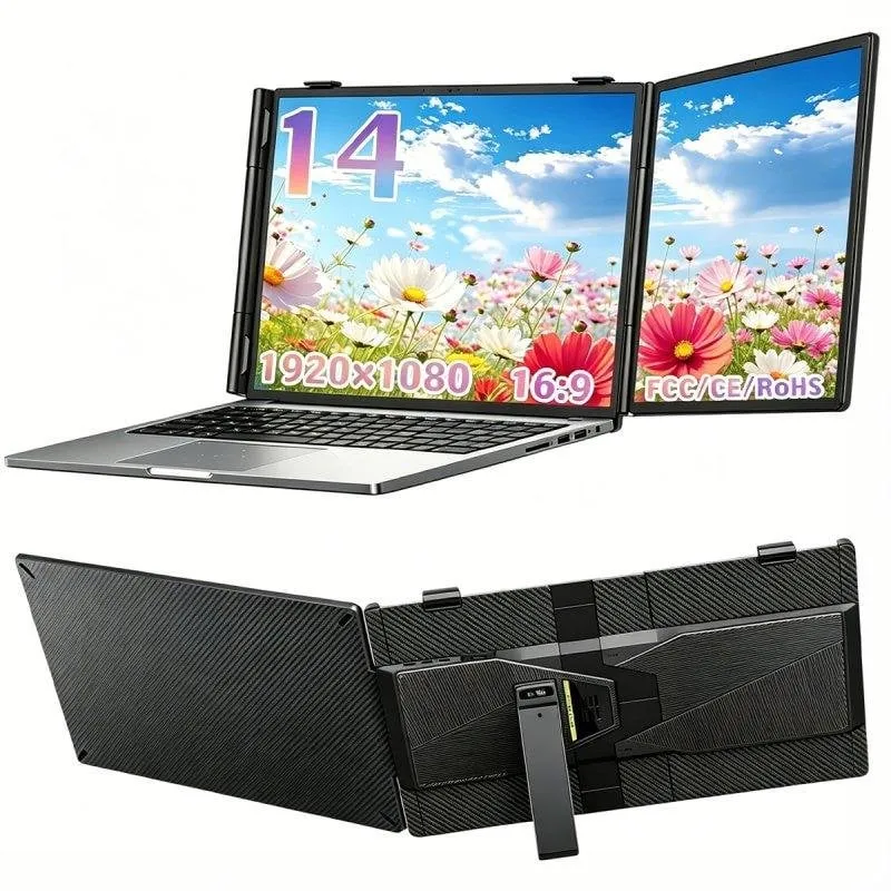 Monitor PC Blackview 14" FullHD IPS 60Hz Portatile USB-C Plug & Play