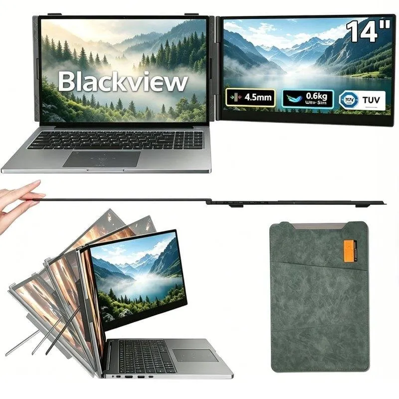 Monitor PC Blackview SCM6 14" FullHD 60Hz IPS USB-C Protezione Occhi TÜV