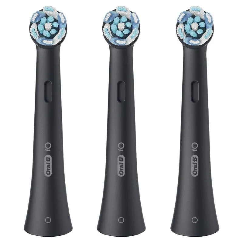 Testine di Ricambio Oral-B iO Ultimate Clean 3 Unità Nero Indicatore Usura