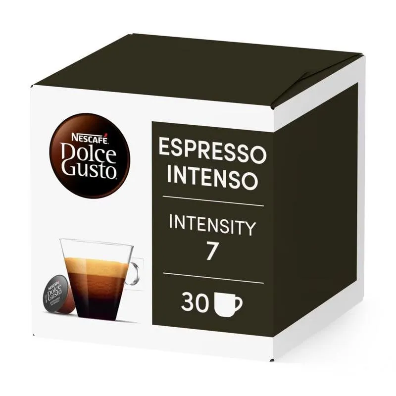 Caffè in Capsule Espresso Intenso Nescafé Dolce Gusto 30 tazze