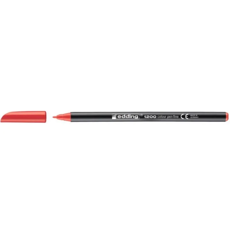 Pennarello Edding 1200 Fino Rosso 1 mm