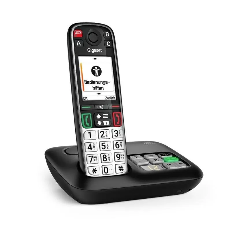 Telefono Gigaset EASY 500A DECT/Analogico Senza Fili con Altoparlante e Identificatore Chiamate