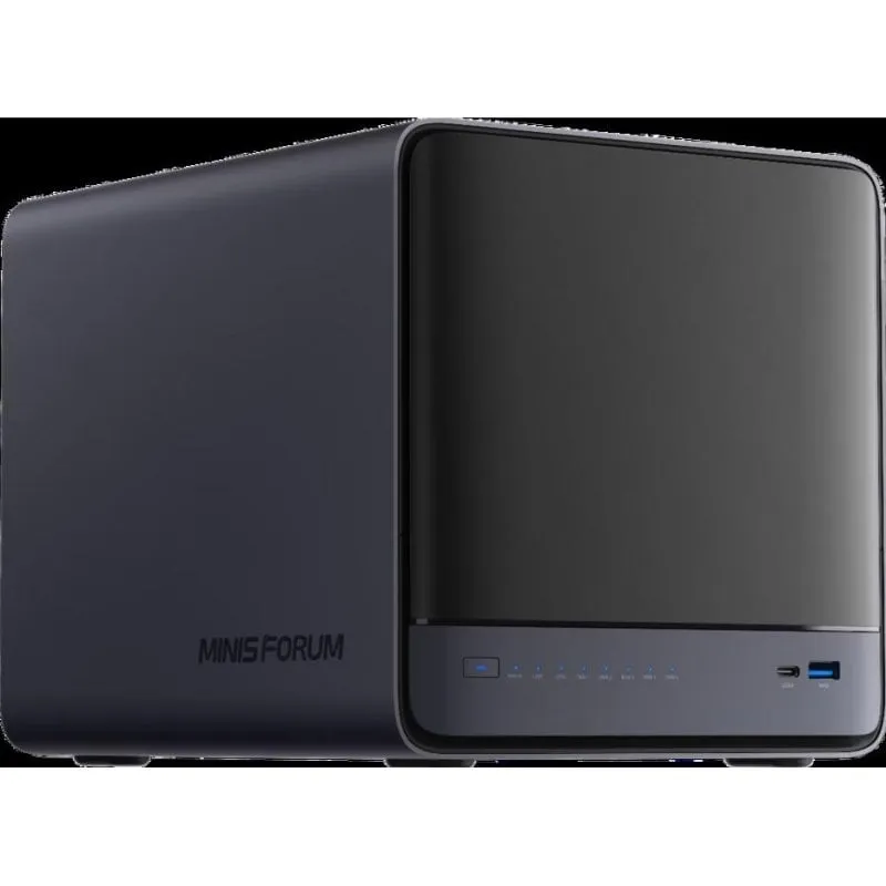 NAS interno Minisforum N5 Air Ryzen 7 8 core fino a 150TB RAID Docker