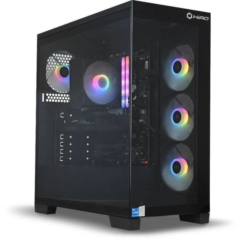 PC fisso Hiro Aurora Intel Core i5-14400F 16GB 1TB SSD RTX 5060 Windows 11 WiFi