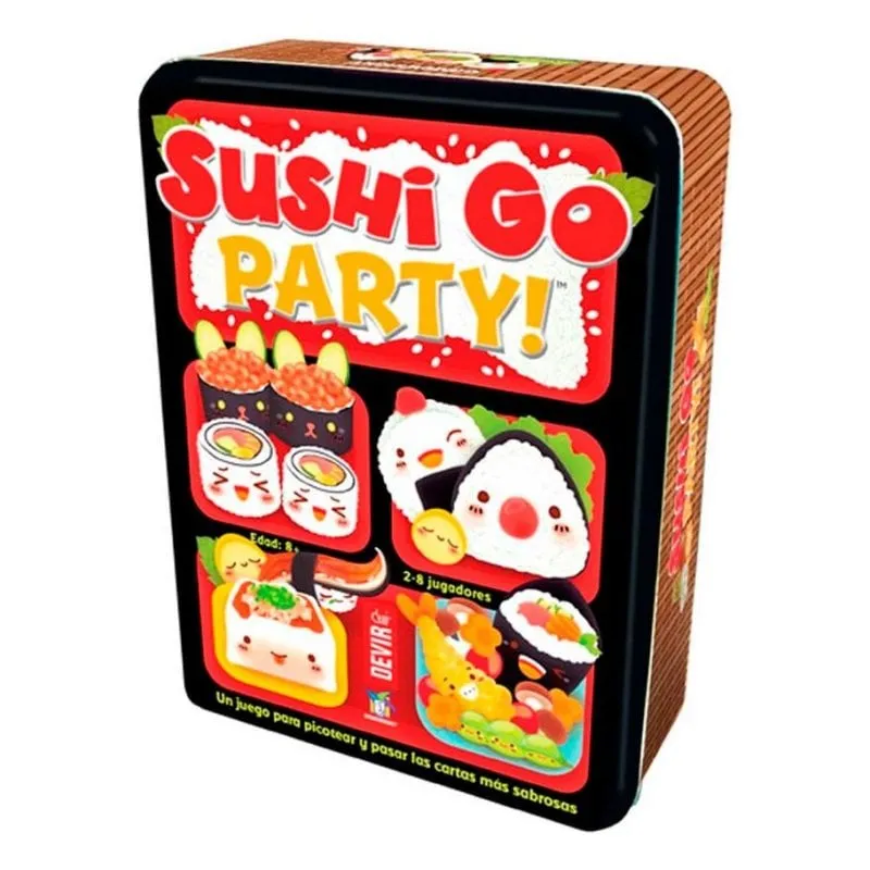 Gioco di carte Devir Sushi Go Party! Multiplayer 2-8 giocatori