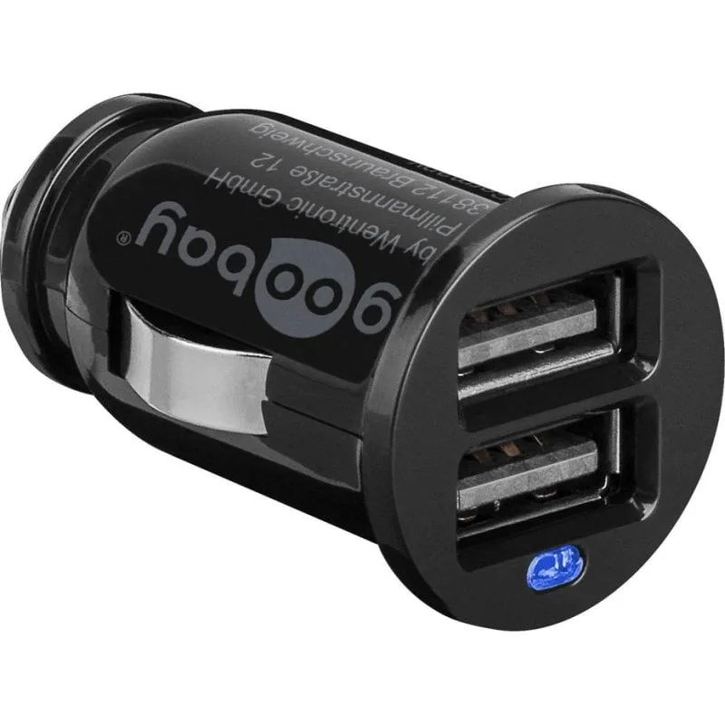 Caricatore Auto Goobay 44177 2 Porte USB 5V Nero