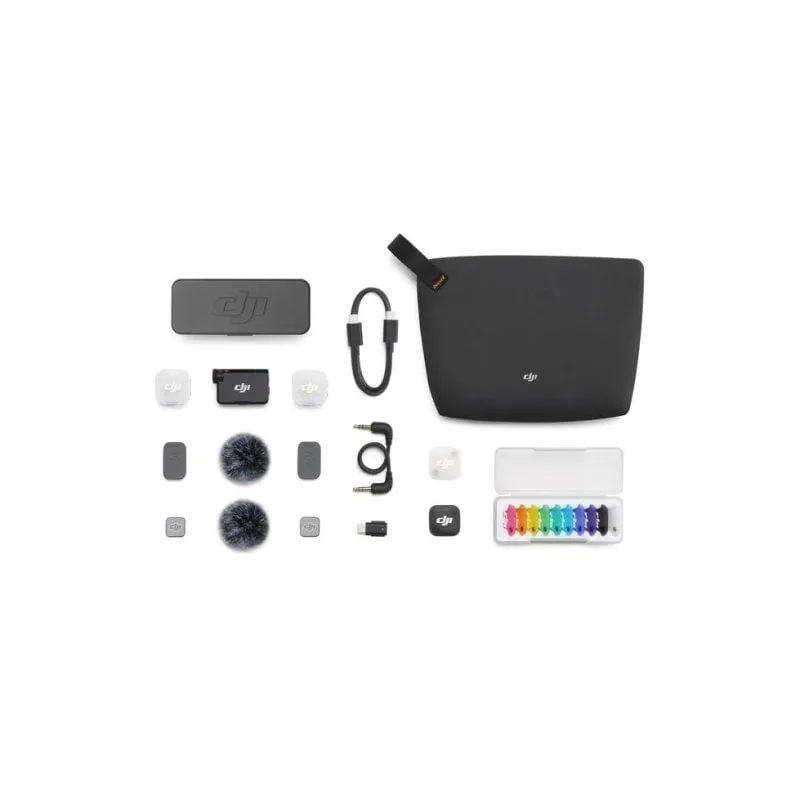 Microfono DJI Mic Mini 2 wireless omnidirezionale con custodia di ricarica