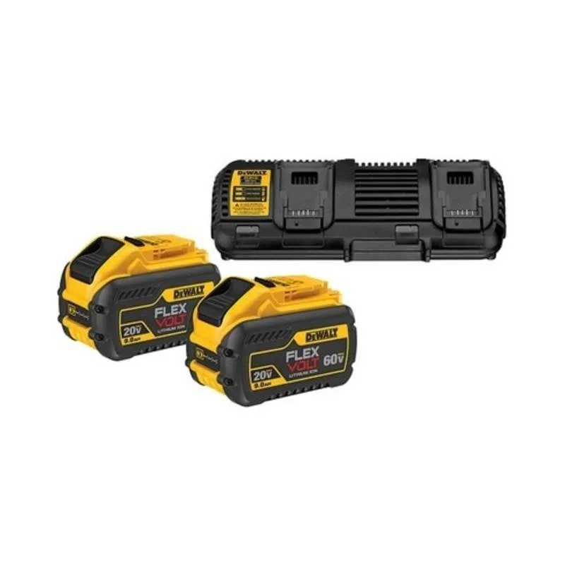 Kit caricatore e batterie DeWALT DCB132X2 9 Ah 54 V