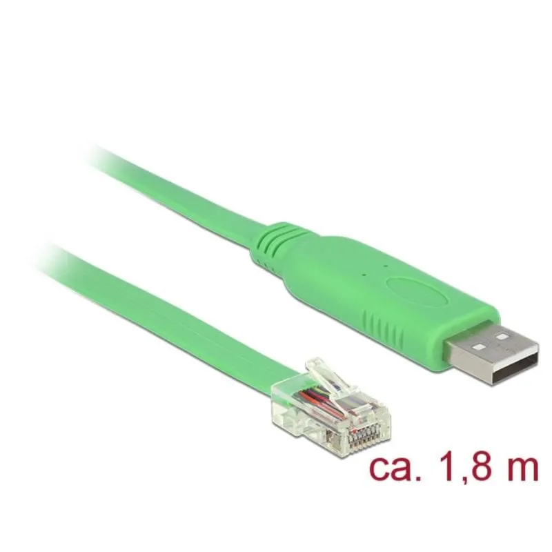Cavo USB A DeLOCK 62960 Verde 1,8 m