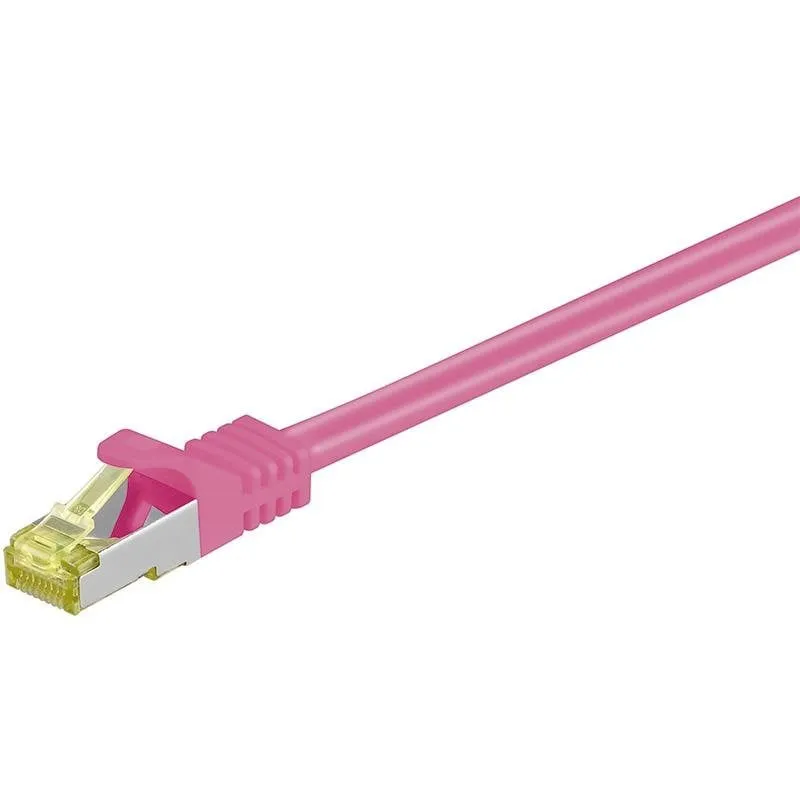 Cavo di rete Goobay RJ-45 CAT7 2m Magenta S/FTP