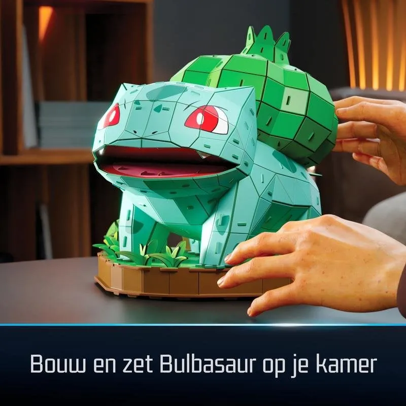 Puzzle 3D Bulbasaur Pokémon 4D Build 195 Pezzi